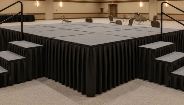 Stage Skirting for Portable Stages